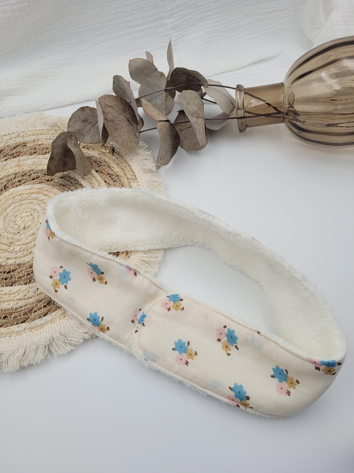 Bandeau de soin visage - Clarisse - CréaEmeline - accessoire - fait-main