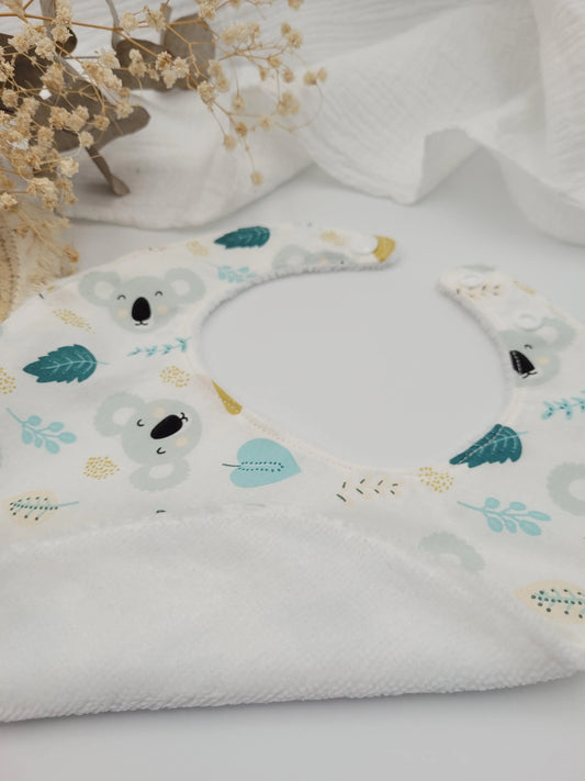Bavoir - Koala - CréaEmeline - accessoire - fait-main