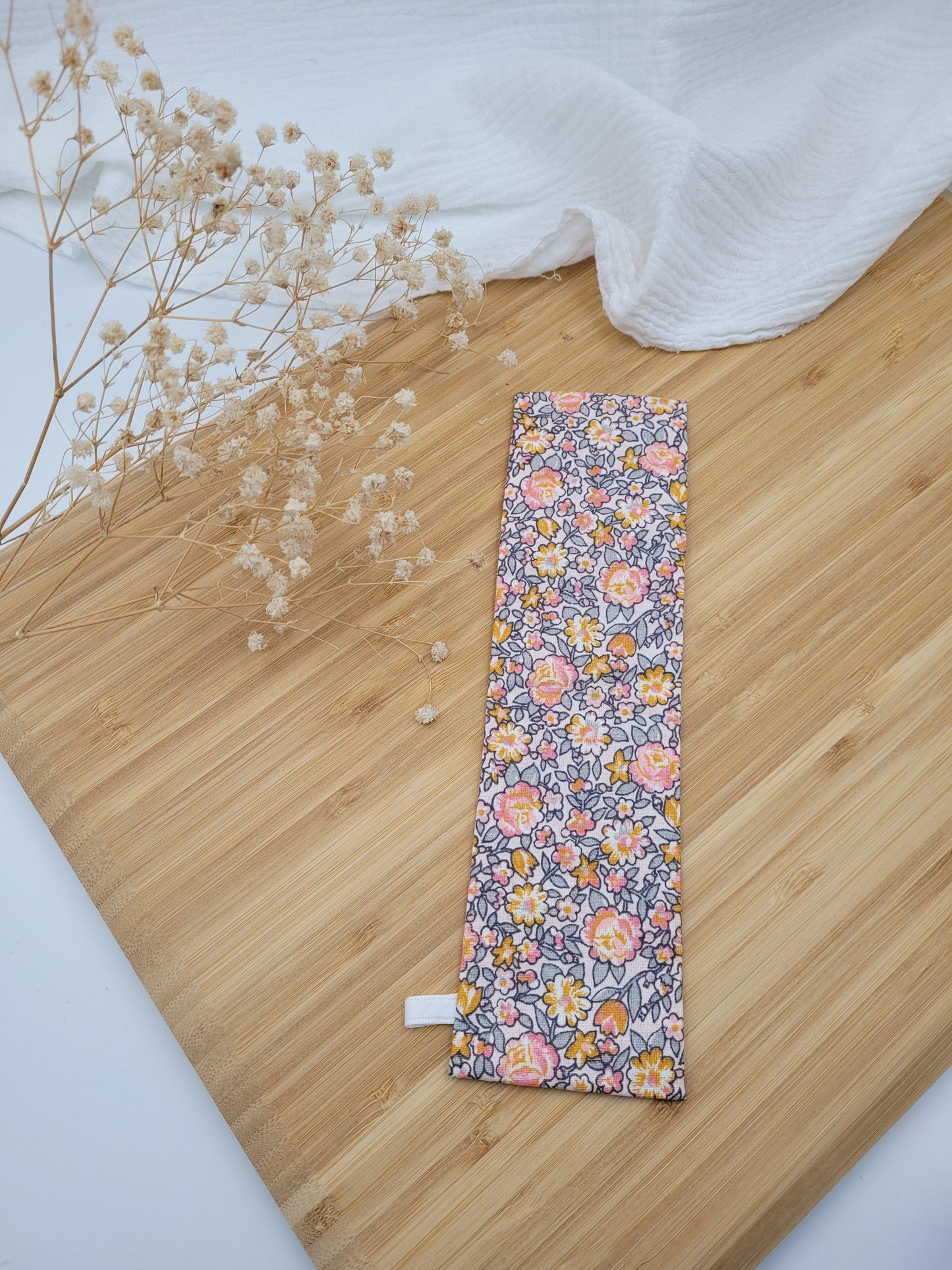 Pochette pour brosse à dents - Rosa - CréaEmeline - accessoire - fait-main