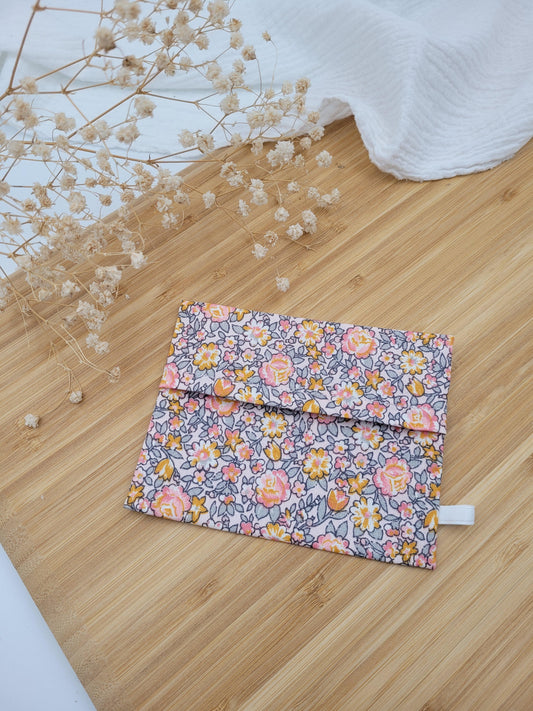 Pochette à savon - Rosa - CréaEmeline - accessoire - fait-main