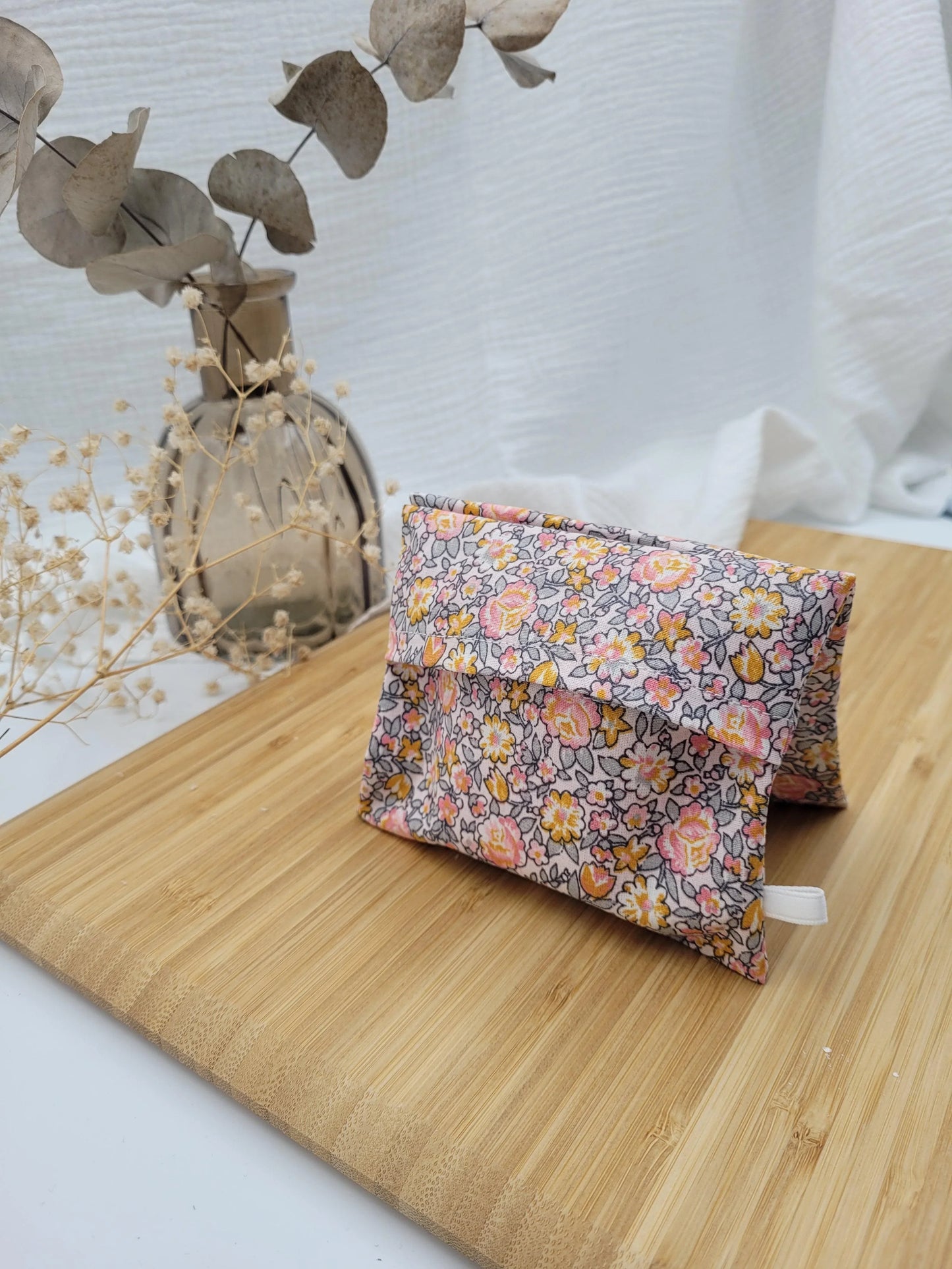 Pochette à savon - Rosa - CréaEmeline - accessoire - fait-main