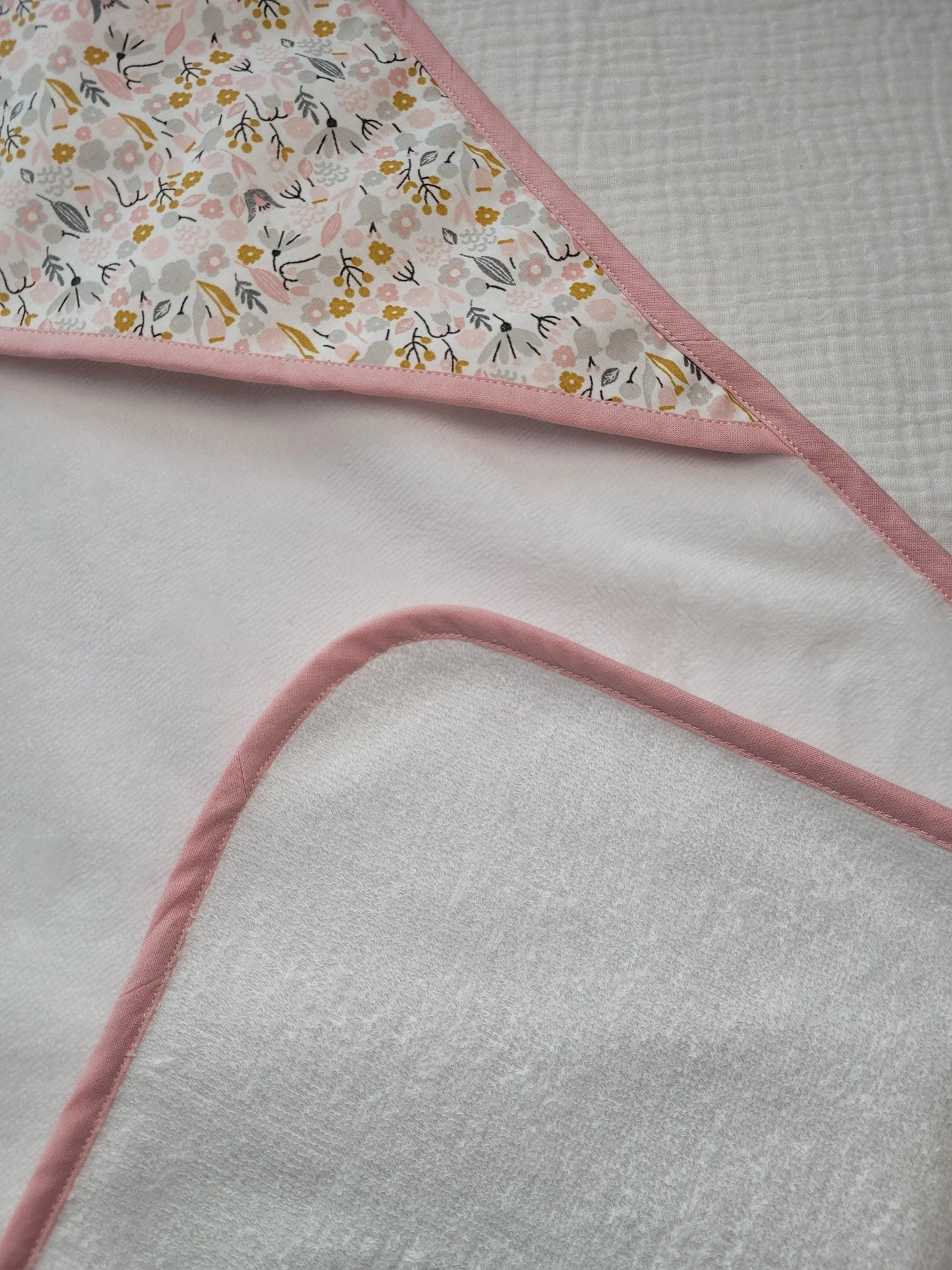 Cape de bain - Alicia - CréaEmeline - accessoire - fait-main