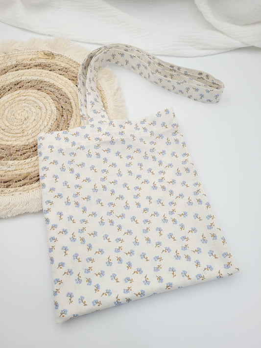 Tote bag - Anémone - CréaEmeline - accessoire - fait-main