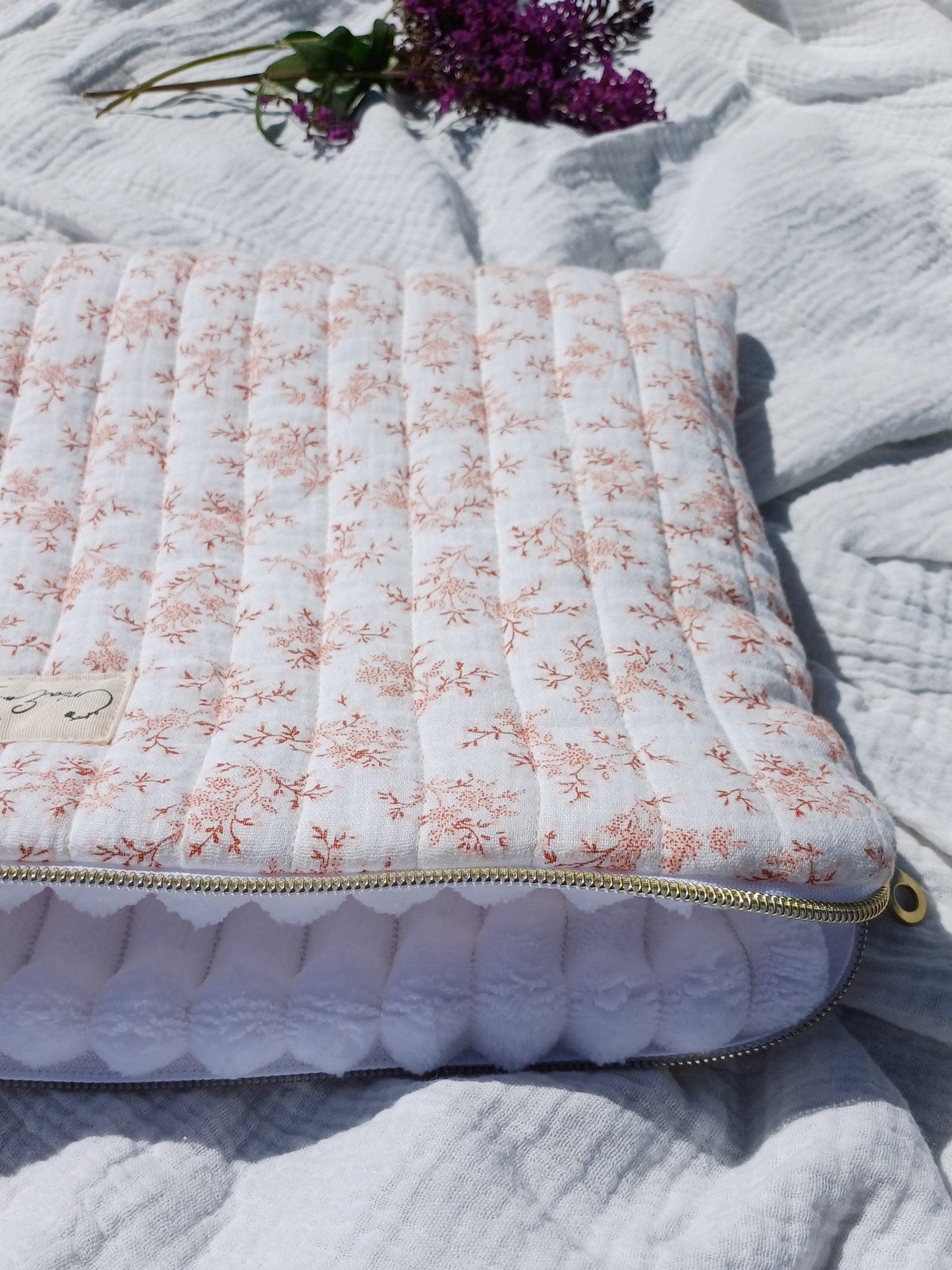 Housse ordinateur / tablette - sur-mesure - CréaEmeline - accessoire - fait-main