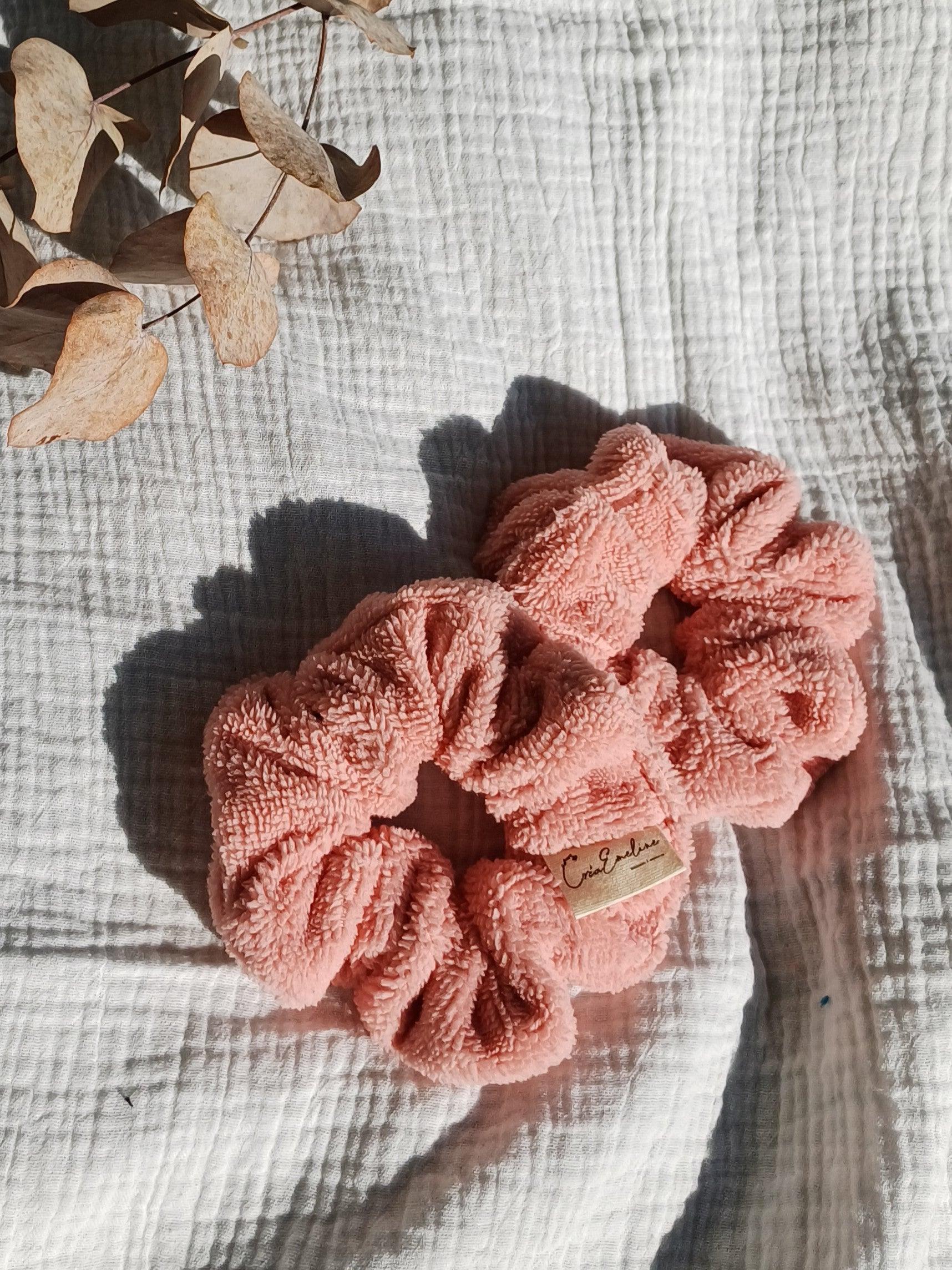 Scrunchie Pink sponge bracelets handmade – CréaEmeline