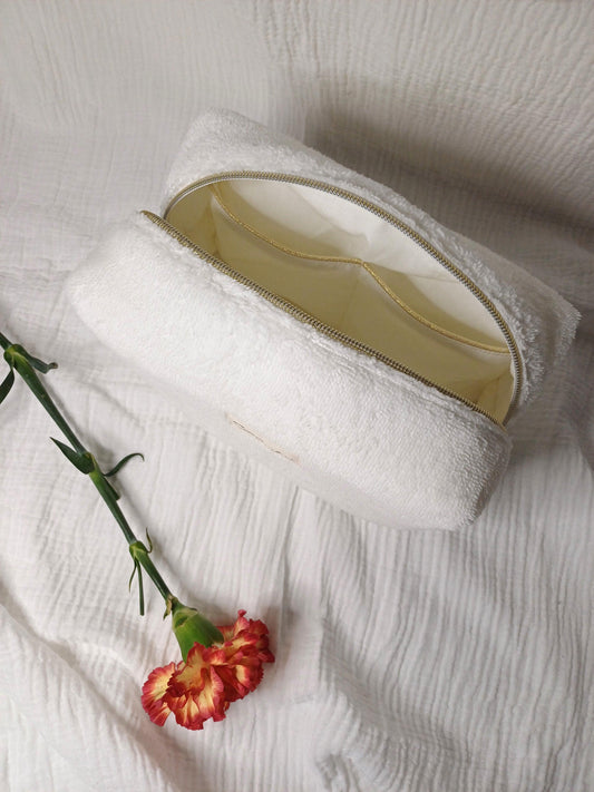 Trousse de toilette - Eponge - CréaEmeline - accessoire - fait-main