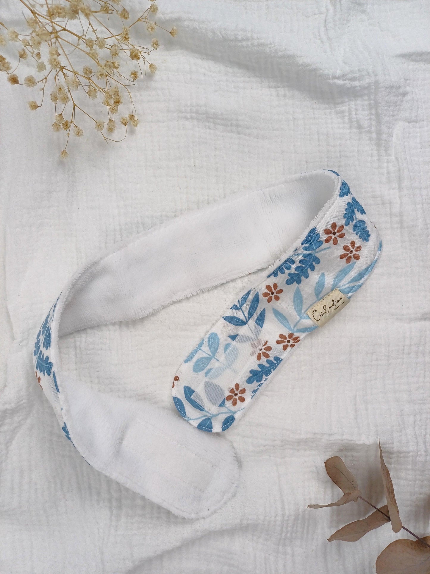Bandeau de soin visage - Floryne - CréaEmeline - accessoire - fait-main
