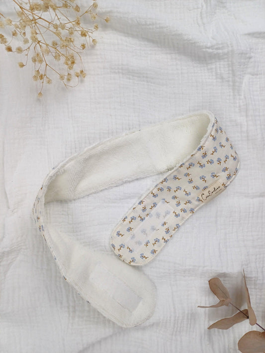 Bandeau de soin visage - Anémone - CréaEmeline - accessoire - fait-main