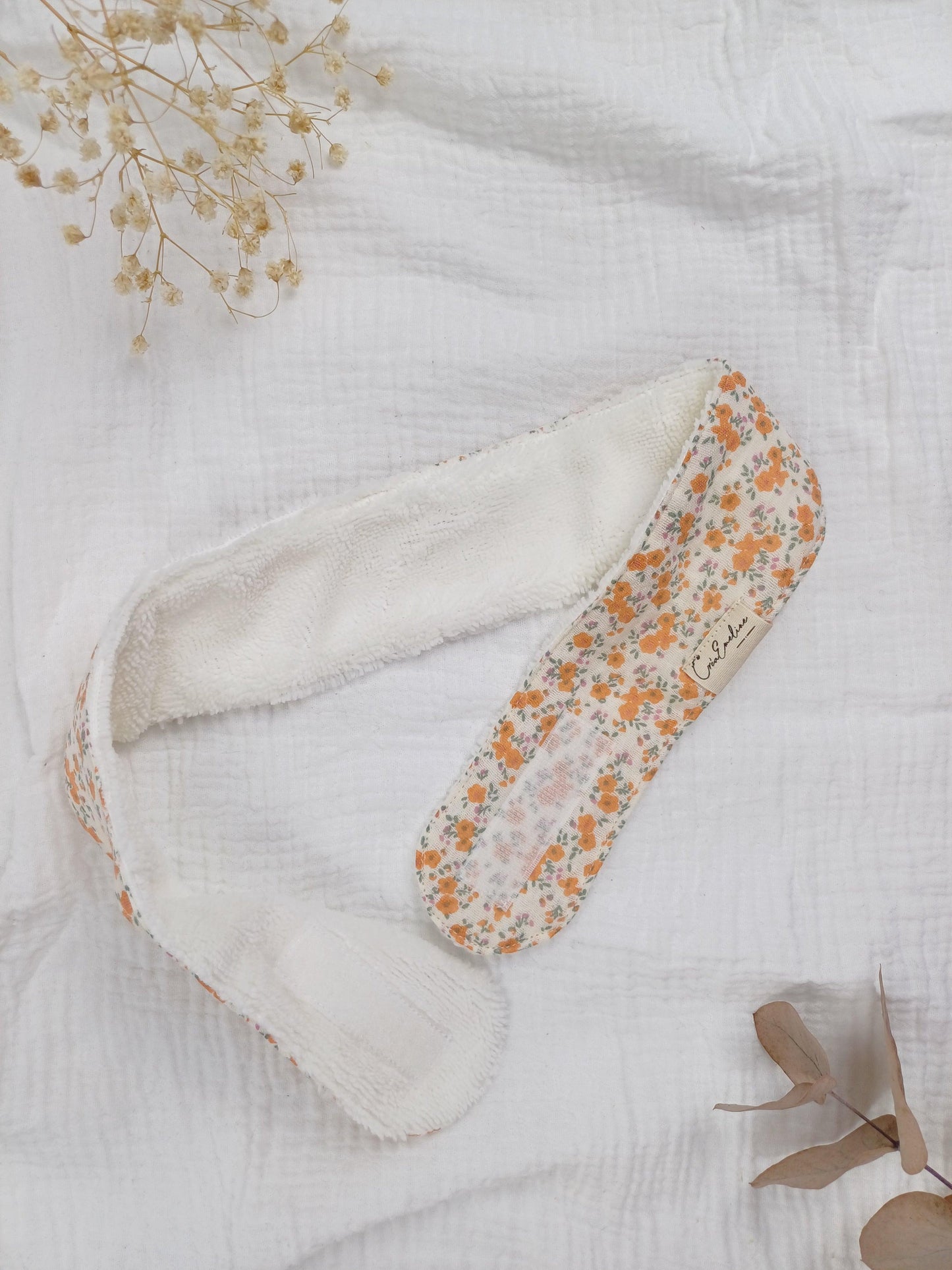 Bandeau de soin visage - Alba - CréaEmeline - accessoire - fait-main
