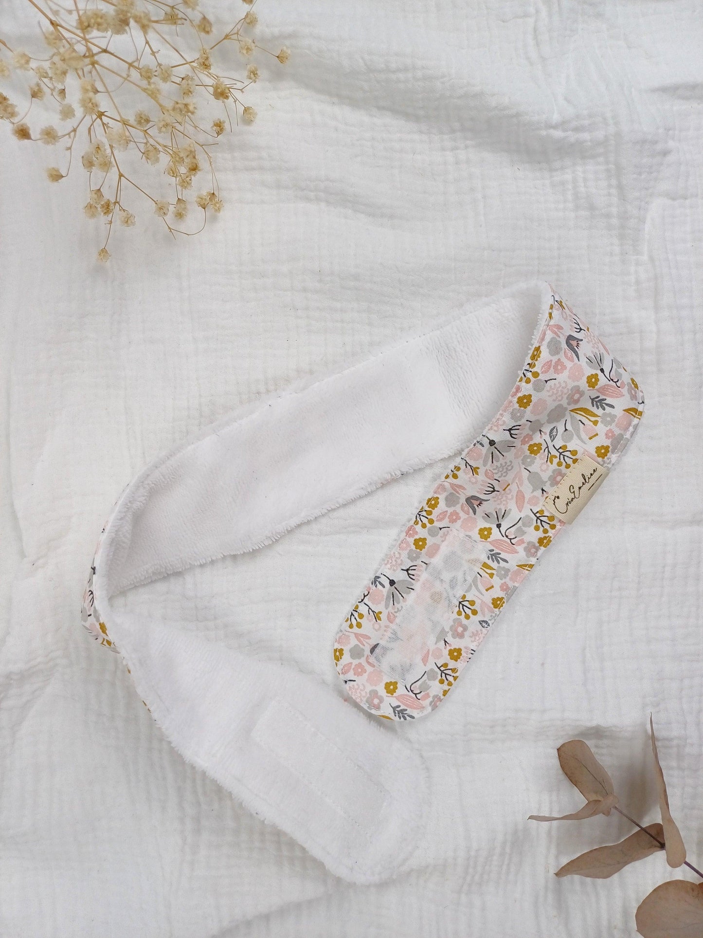 Bandeau de soin visage - Alicia - CréaEmeline - accessoire - fait-main