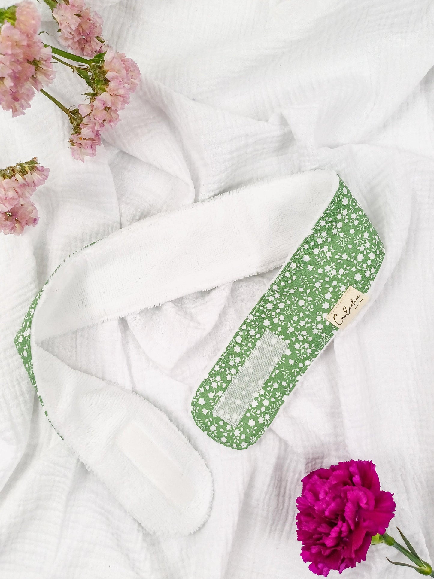 Bandeau de soin visage - Susie - CréaEmeline - accessoire - fait-main