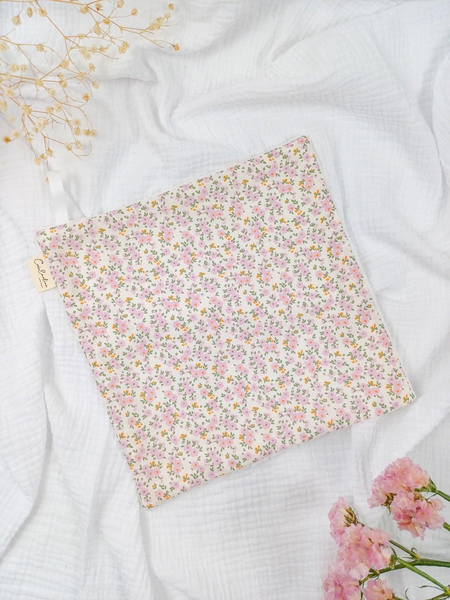 Serviette visage / main - Albane - CréaEmeline - accessoire - fait-main