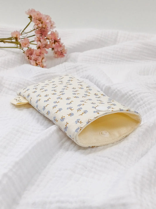 Etui à lunettes - Anémone - CréaEmeline - accessoire - fait-main