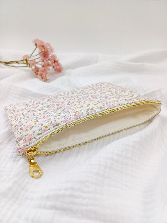 Pochette plate - Albane - CréaEmeline - accessoire - fait-main