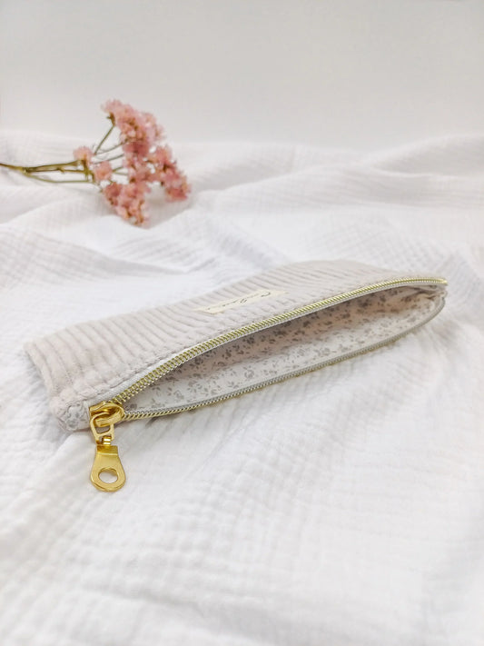 Trousse à pinceaux de maquillage - Sur-mesure - CréaEmeline - accessoire - fait-main