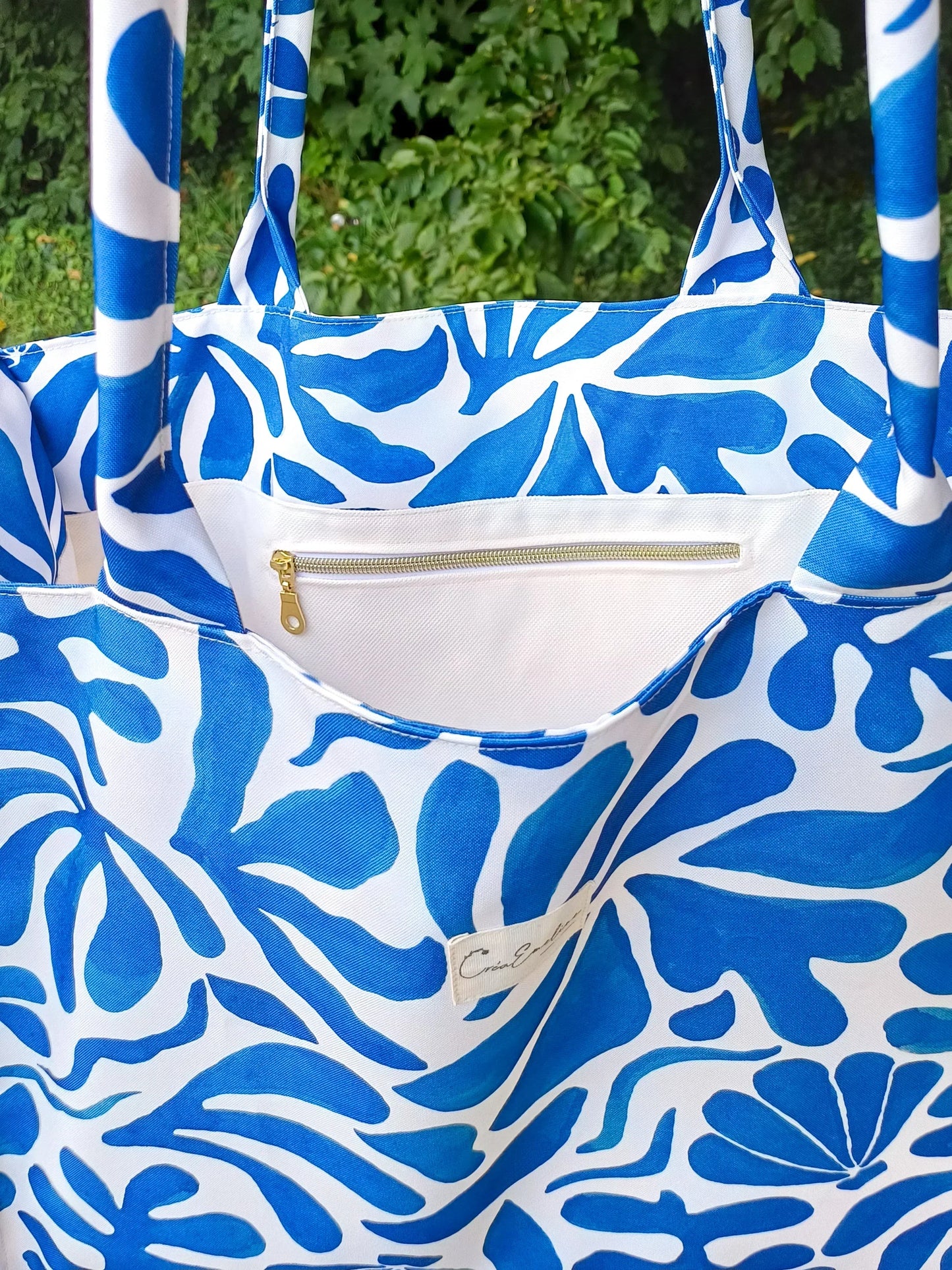 Sac cabas - Sur-mesure - CréaEmeline - accessoire - fait-main