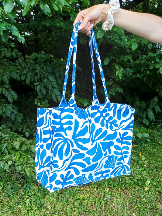 Sac cabas - Sur-mesure - CréaEmeline - accessoire - fait-main