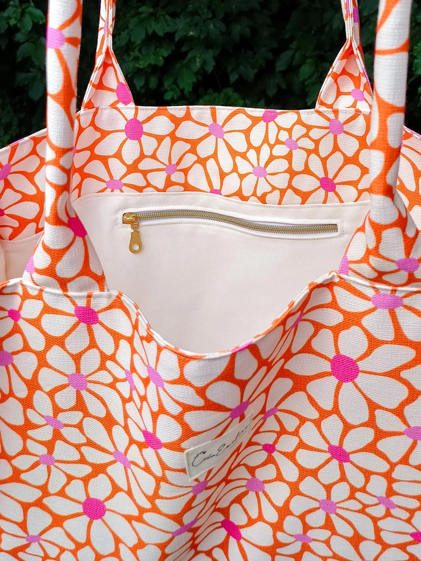 Sac cabas - Florana - CréaEmeline - accessoire - fait-main