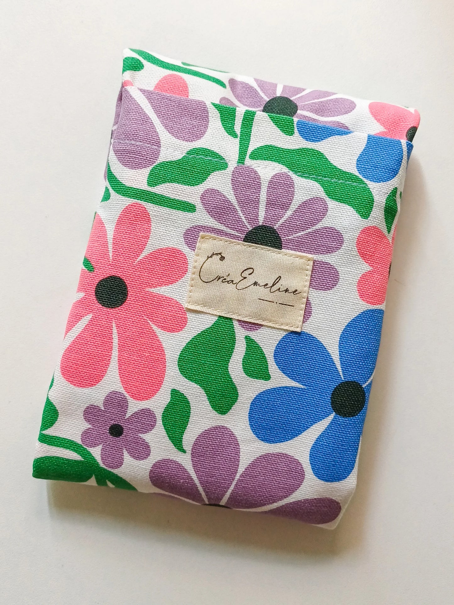 Tote bag - Tulipe - CréaEmeline - accessoire - fait-main