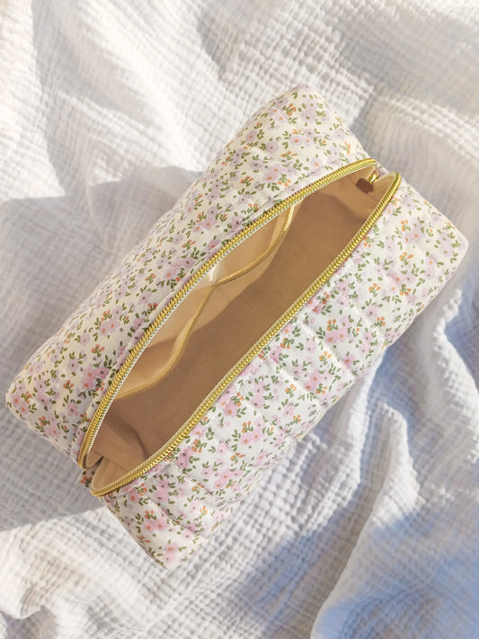 Trousse de toilette - Albane - CréaEmeline - accessoire - fait-main