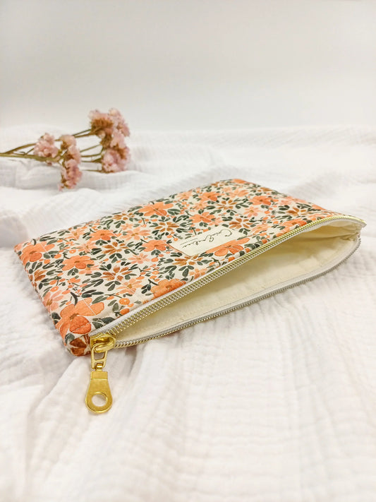Pochette plate - Gladys - CréaEmeline - accessoire - fait-main