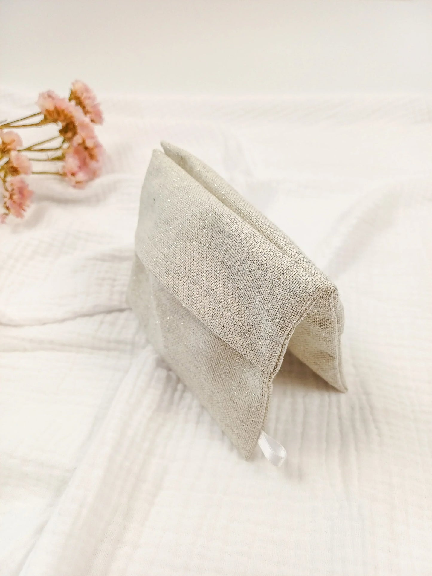Pochette à savon - Lurex - CréaEmeline - accessoire - fait-main