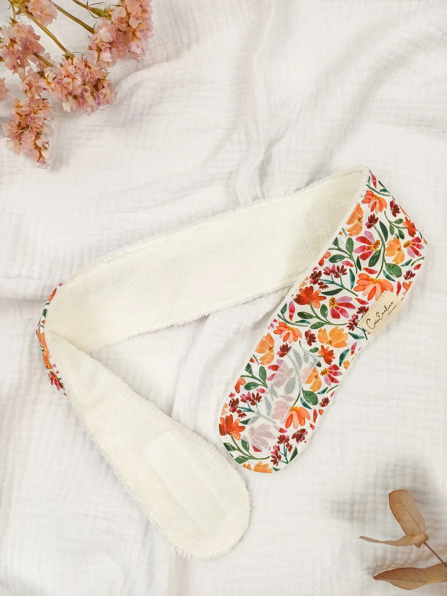 Bandeau de soin visage - Isée - CréaEmeline - accessoire - fait-main