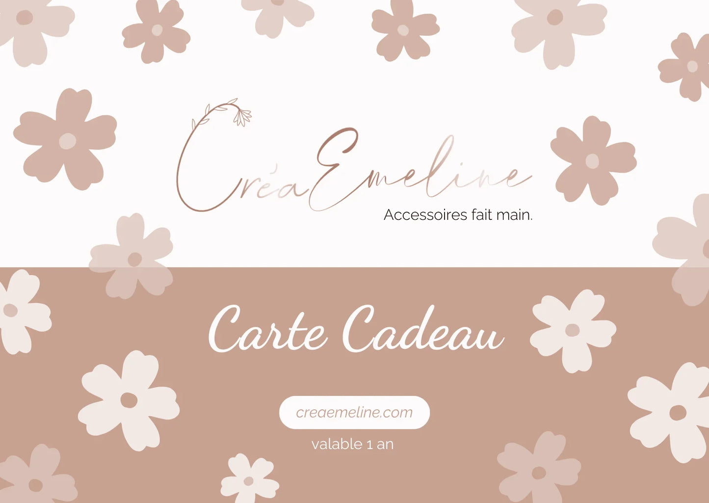 Carte cadeau CréaEmeline - CréaEmeline - accessoire - fait-main