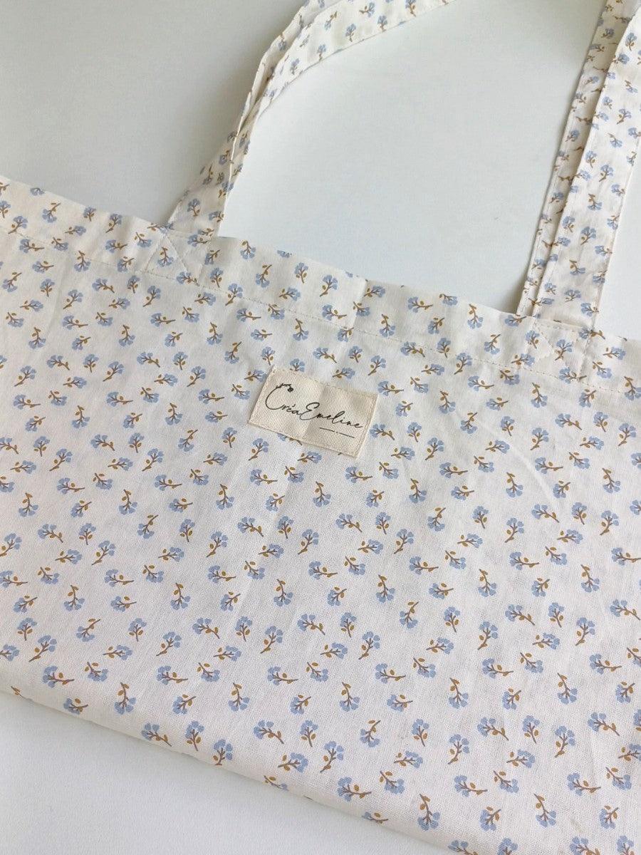 Tote bag - Anémone - CréaEmeline - accessoire - fait-main