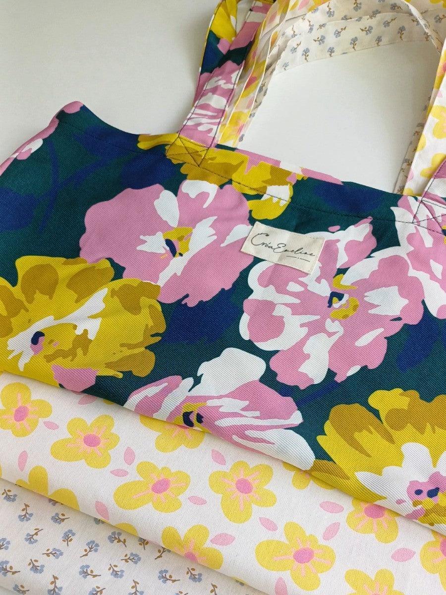 Tote bag - Maria - CréaEmeline - accessoire - fait-main
