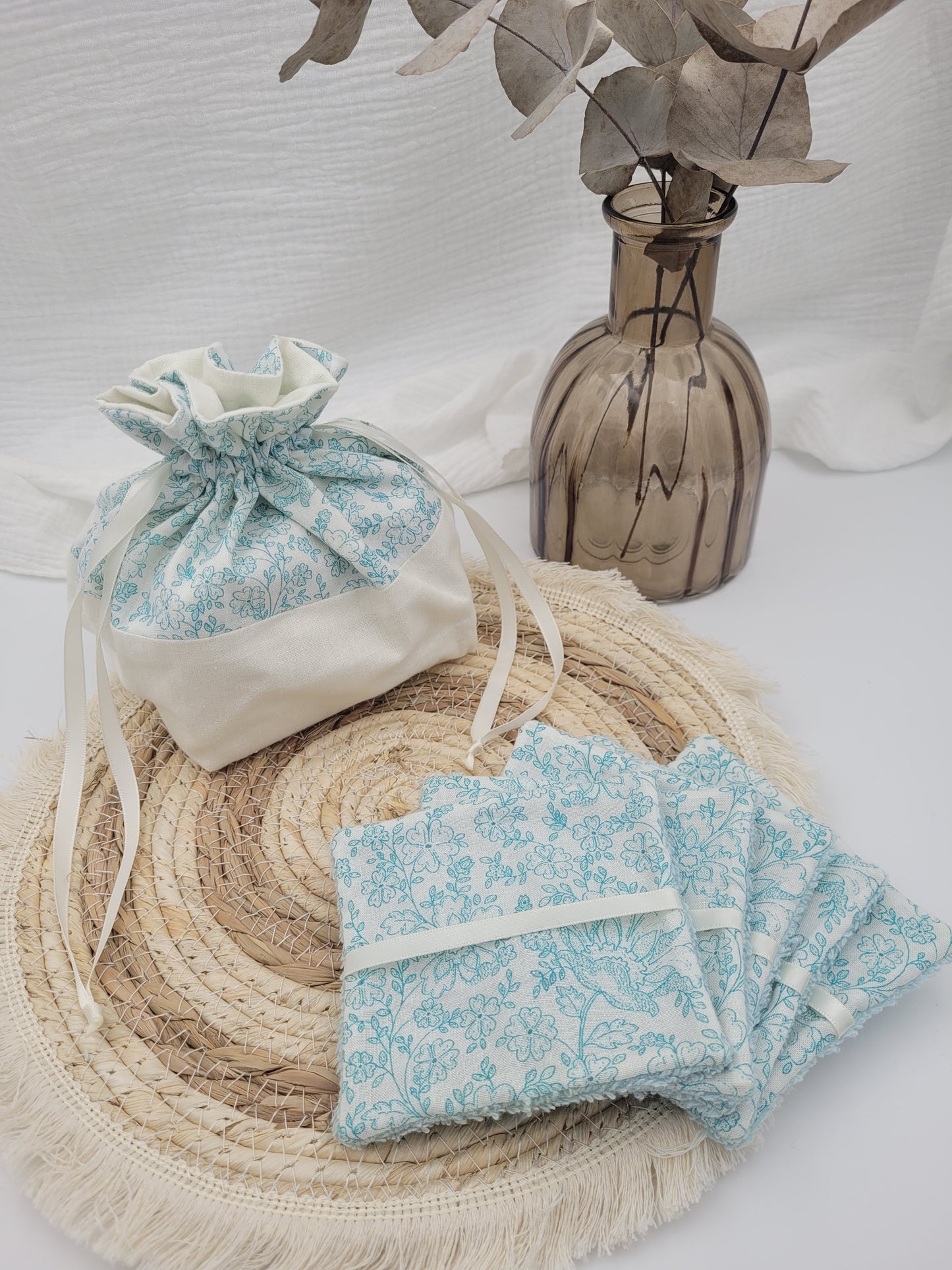 Washable wipes and basket - Félicia