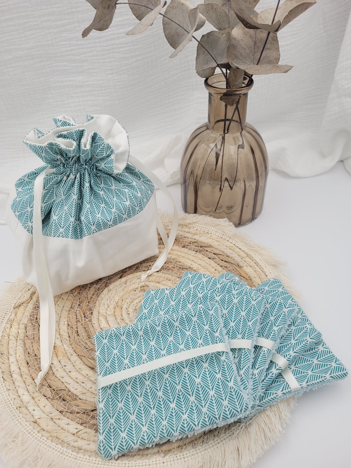 Washable wipes and basket - Romy