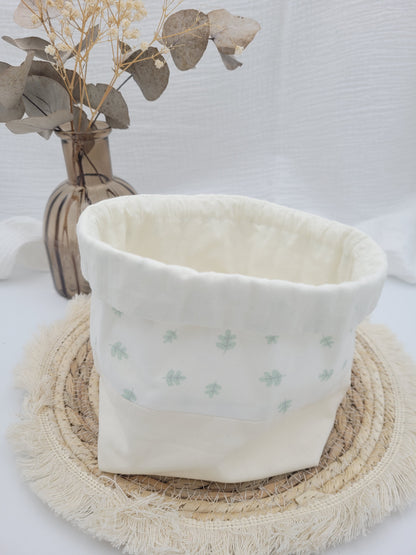 Washable wipes and basket - Faustine