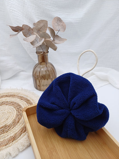 Navy blue shower flower