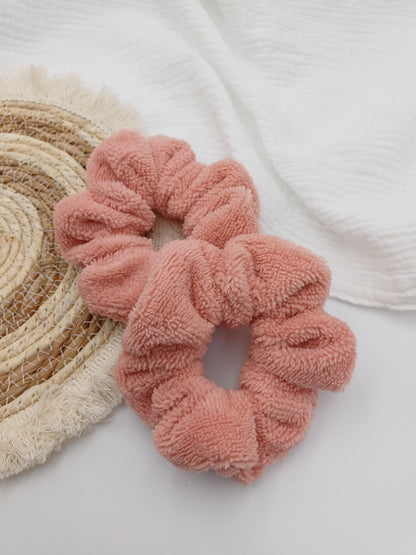 Scrunchie / Terry cloth cuffs - terracotta