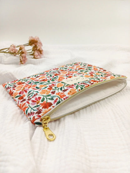 Pochette plate - Isée - CréaEmeline - accessoire - fait-main