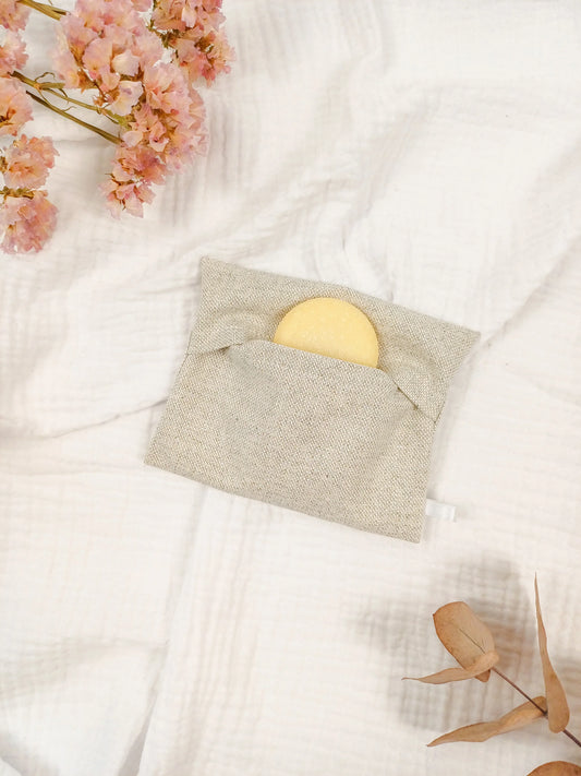 Pochette à savon - Lurex - CréaEmeline - accessoire - fait-main