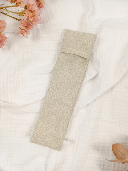 Pochette pour brosse à dents - Lurex - CréaEmeline - accessoire - fait-main