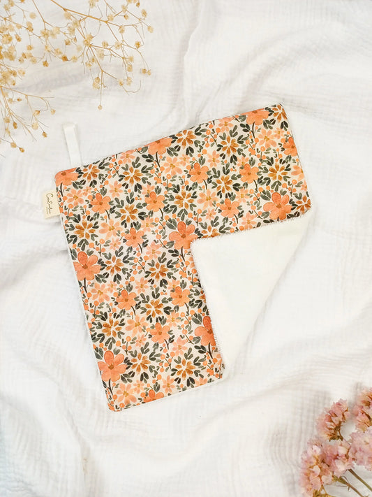 Serviette visage / main - Gladys - CréaEmeline - accessoire - fait-main