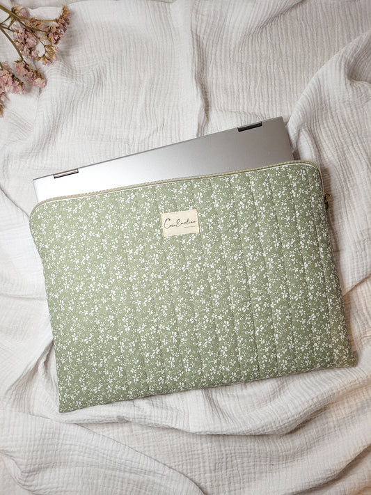 Housse ordinateur / tablette - Perrine - CréaEmeline - accessoire - fait-main