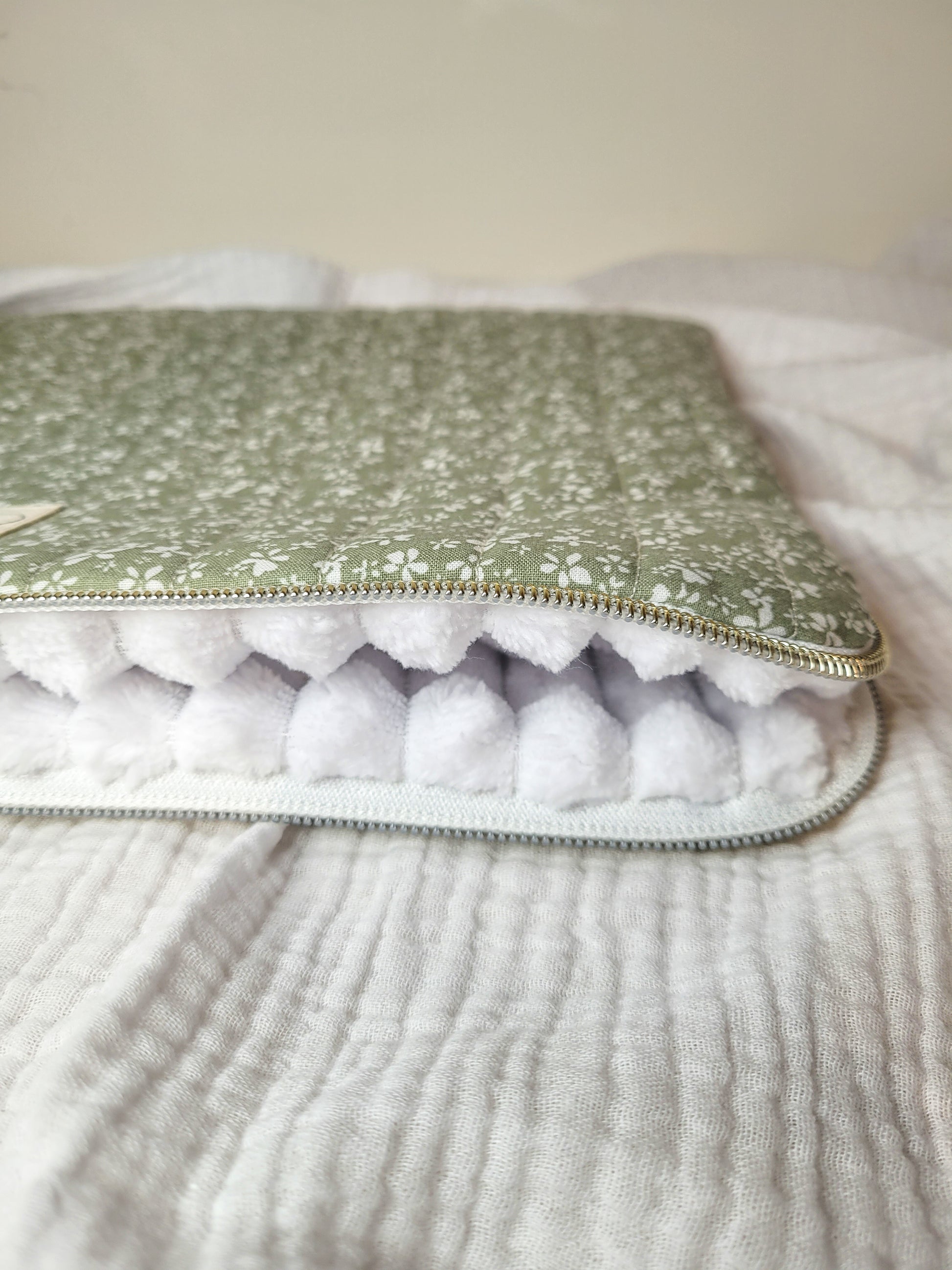 Housse ordinateur / tablette - Perrine - CréaEmeline - accessoire - fait-main