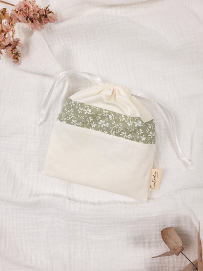 Washable wipes and pouch - Perrine