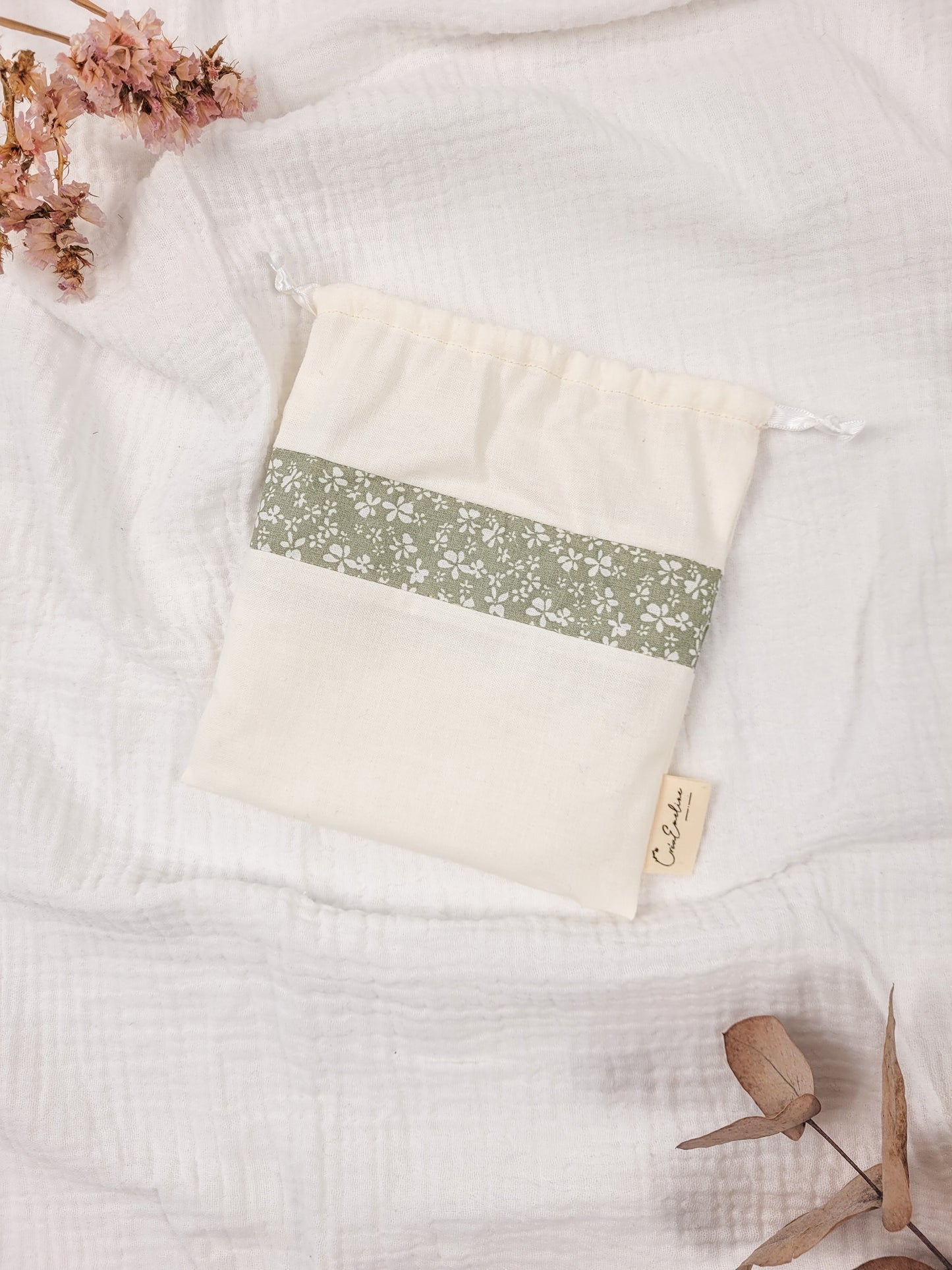 Washable wipes and pouch - Perrine