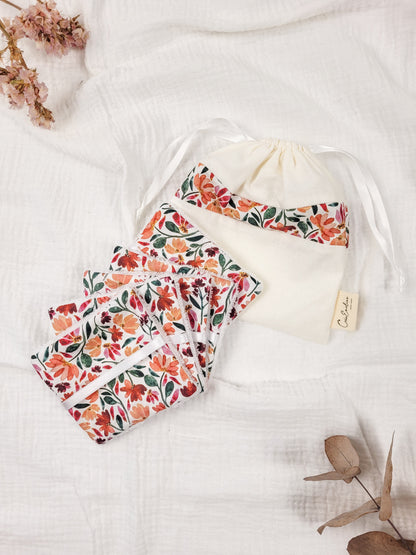 Washable wipes and pouch - Isée