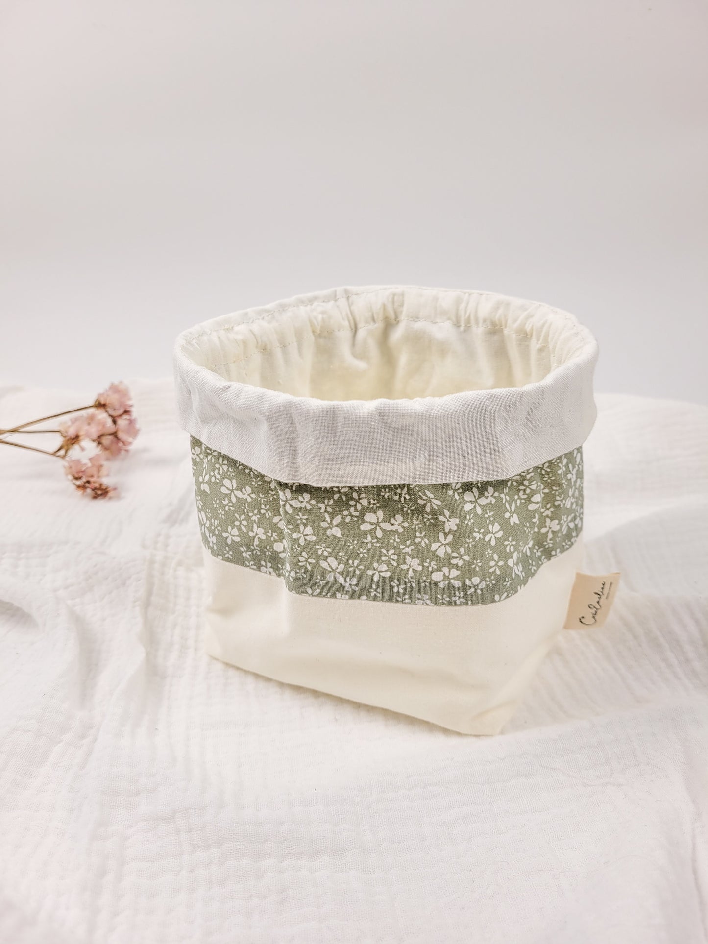 Washable wipes and basket - Perrine