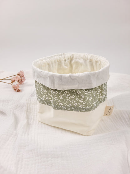 Washable wipes and basket - Perrine