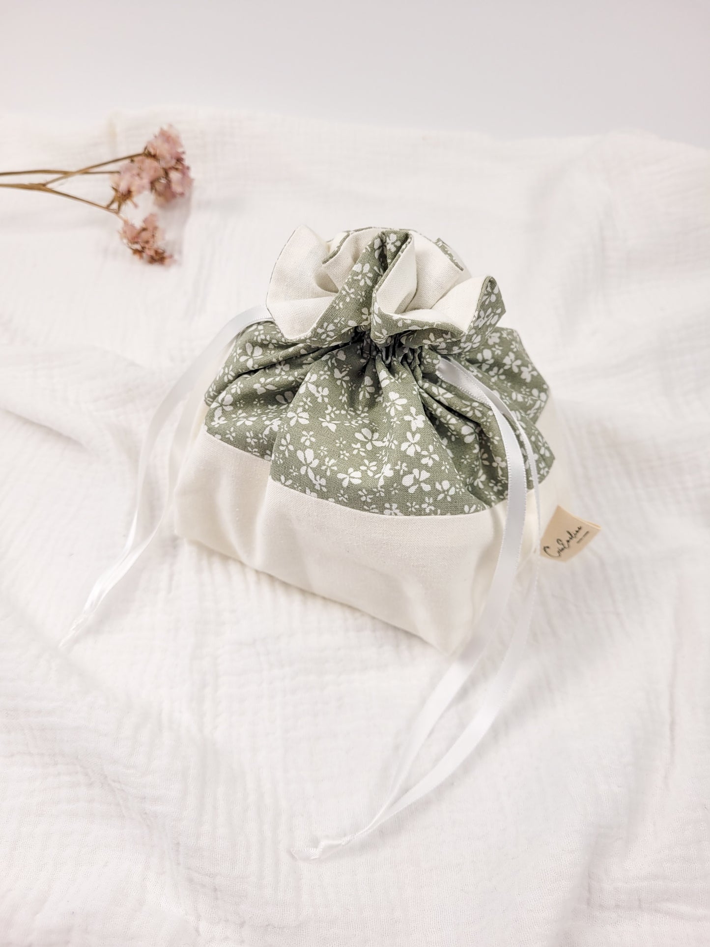 Washable wipes and basket - Perrine