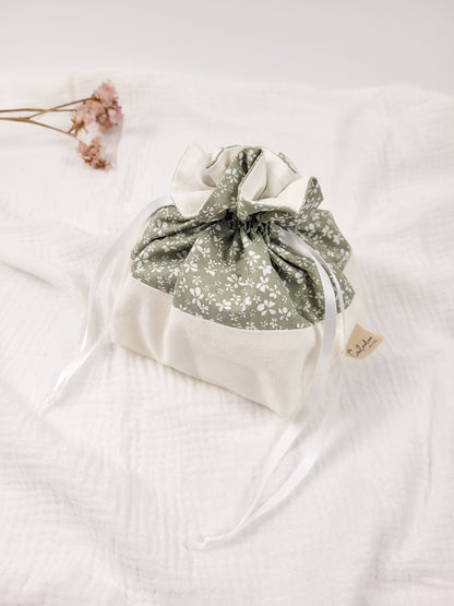 Washable wipes and basket - Perrine