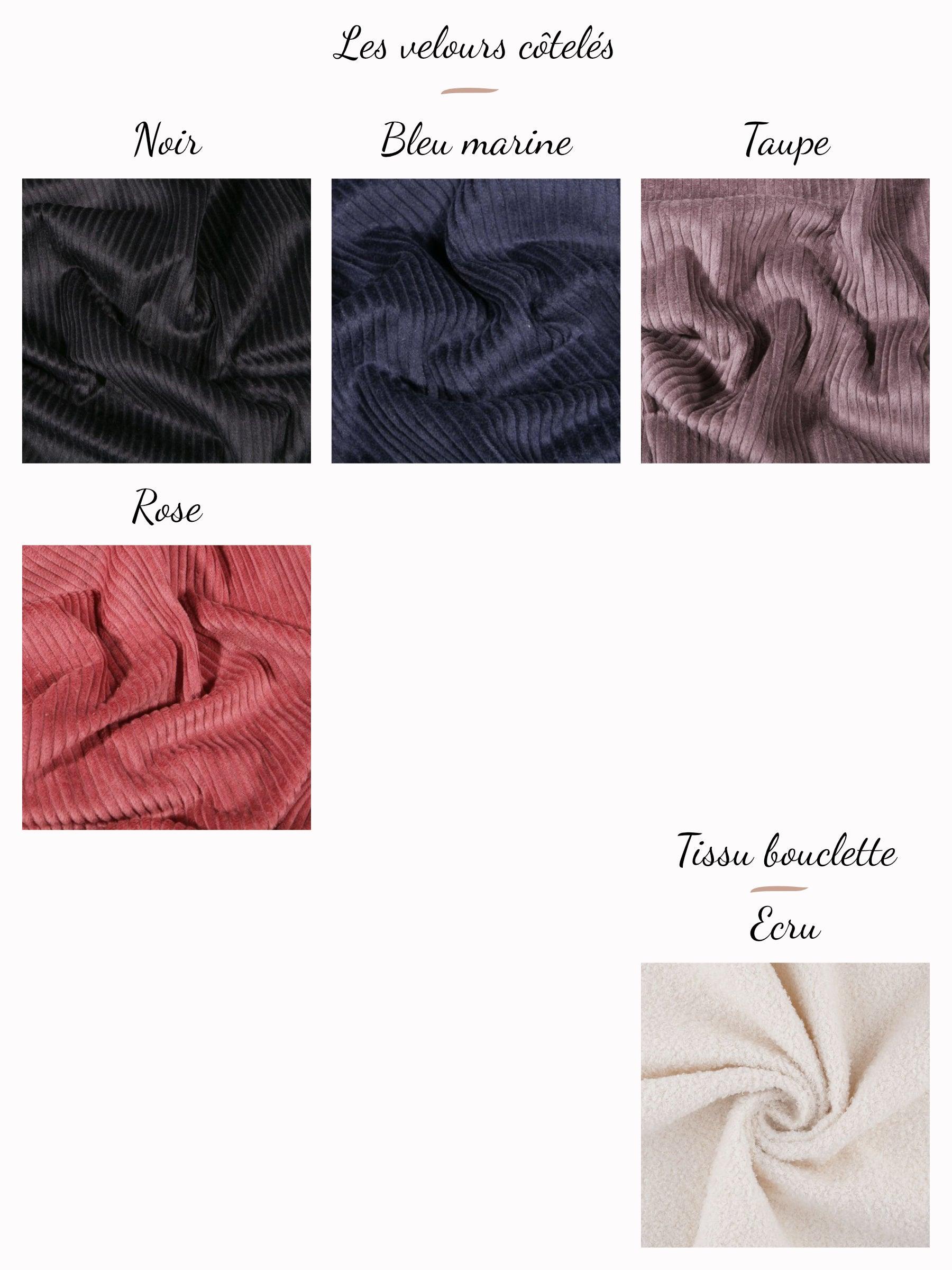 Sac demi-lune - Sur-mesure - CréaEmeline - accessoire - fait-main