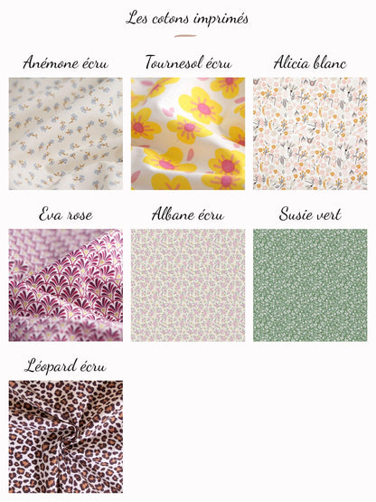 Sac demi-lune - Sur-mesure - CréaEmeline - accessoire - fait-main